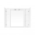 Зеркальный шкаф "Олеандр-2 1000/С", белый