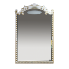 Элис - 80 Зеркало белая.патина/стекло Л-Эли02080-013