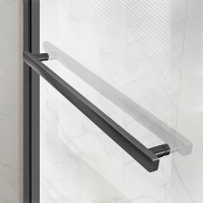 Душевая дверь Slim Soft VDS-1SS110CLGM, 1100, вороненая сталь, стекло прозрачное