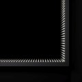 Зеркало LED 800 VLM-2M800MB, 800x600 c выключателем-датчиком на движение, черное