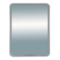 3 Неон -  Зеркало LED  600х800 сенсор на корпусе (с круглыми углами)