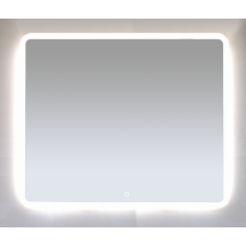 3 Неон - Зеркало LED 1000х800 сенсор на зеркале (с круглыми углами)