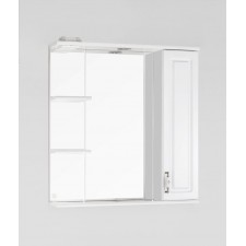 Зеркальный шкаф Style Line Олеандр-2 75/С, белый