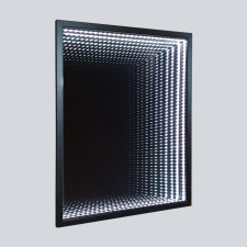 Зеркало LED VLM-2M600MB, 600x800 c сенсорным выключателем и диммером, черное