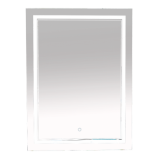 2 Неон - Зеркало LED  600х800 сенсор на зеркале (двойная подсветка)