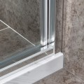 Душевая дверь Slim-U VDS-2SU140CL, 1400, хром, стекло прозрачное