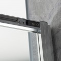 Душевая дверь Slim-U VDS-2SU110CL, 1100, хром, стекло прозрачное