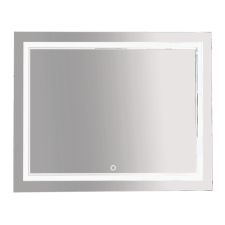 2 Неон - Зеркало LED 1000х800 сенсор на зеркале (двойная подсветка)