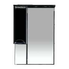 Жасмин - 65 Зеркало - шкаф L черный П-Жас02065-021СвЛ