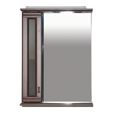 Дублин - 60 Зеркало со шкафчиком, лев., орех П-Дбл03060-8025Л