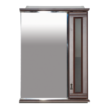 Дублин - 60 Зеркало со шкафчиком, прав., орех П-Дбл03060-8025П