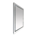 2 Неон - Зеркало LED  600х800 клавишный выключатель (двойная подсветка)