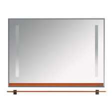 Джулия -120 Зеркало с полочкой 12 мм оранжевое Л-Джу03120-1310