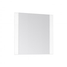 Зеркало "Монако"  70*70, Осина бел/бел лакобель